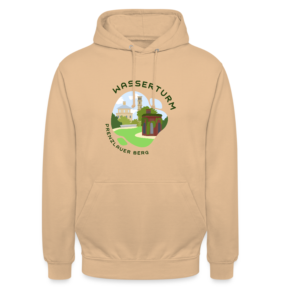 Wasserturm Prenzlauer Berg - Unisex Hoodie - Pfirsich