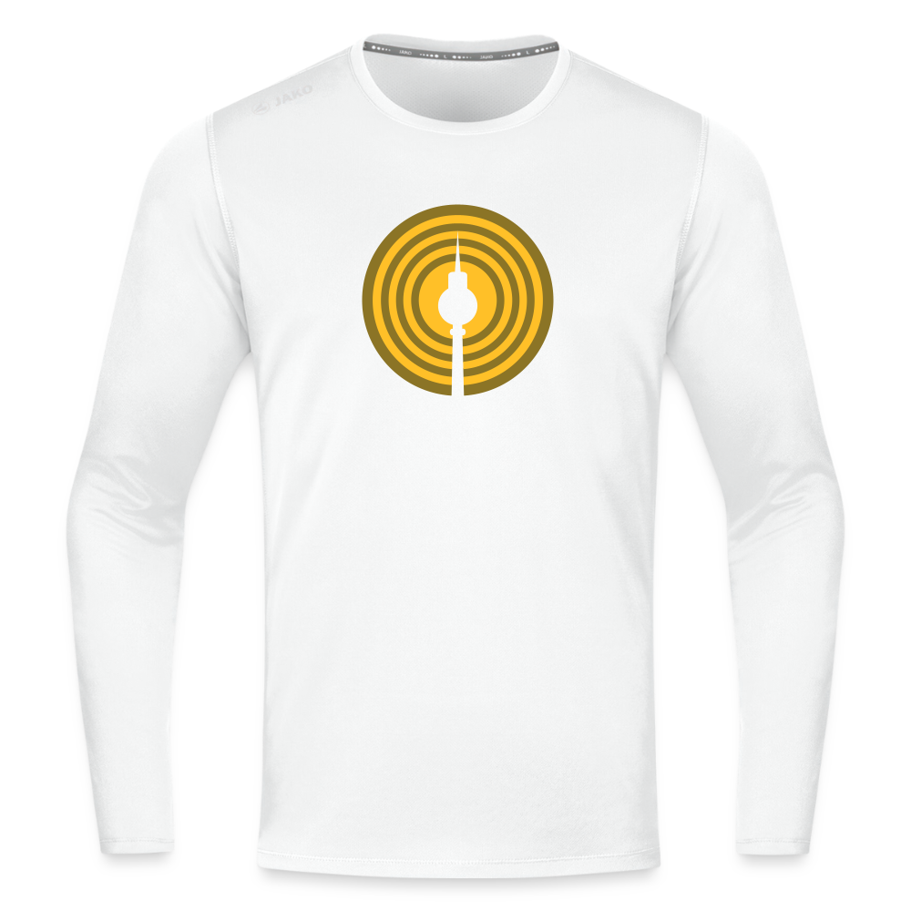 Berlin im Fokus - Männer Sport Langamshirt - Weiß