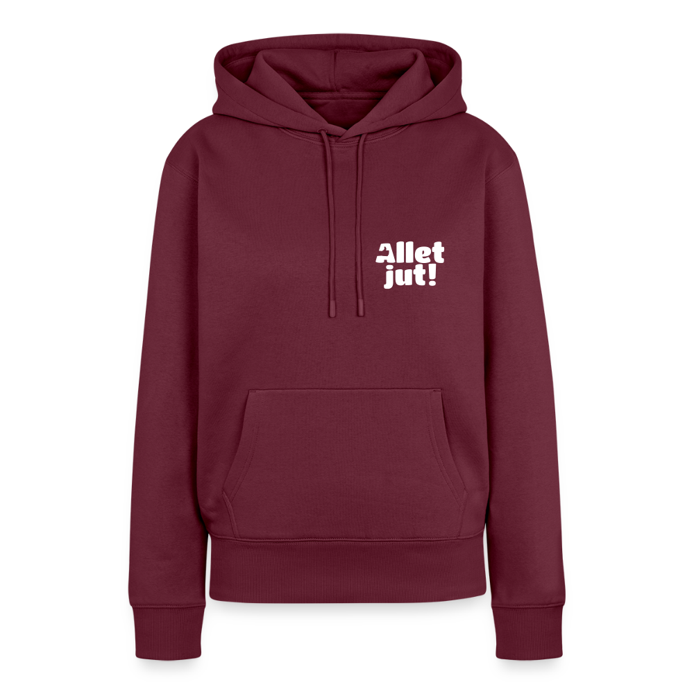Allet Jut - Frauen Premium Hoodie - Burgunderrot