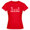 Ick, die Kleene, mach dir Beene! - Frauen Premium T-Shirt - Rot