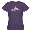Mama, ick liebe dir! - Frauen Premium T-Shirt - Dunkellila
