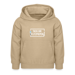 Tach ihr Flitzpiepen - weiß - Kinder Hoodie