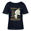 Malediven oder Marzahn - Relaxed Rundhals Frauen Bio-T-Shirt - Navy