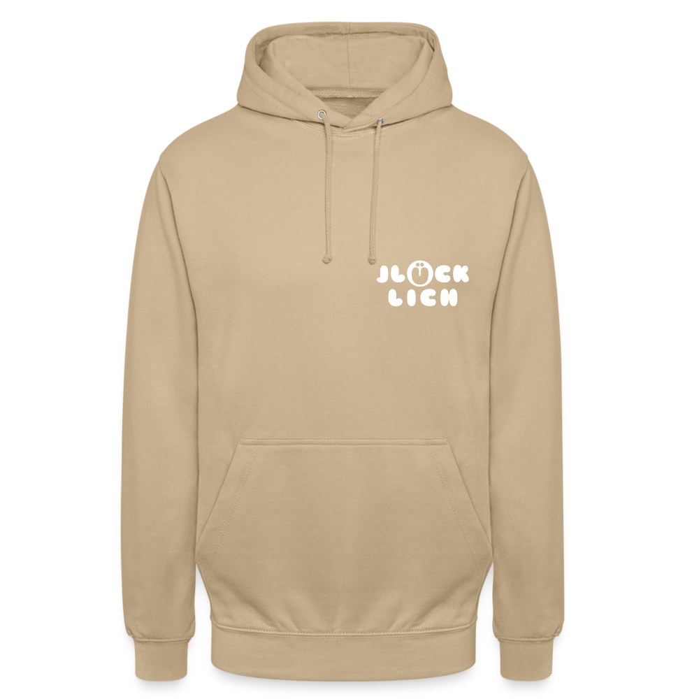 Jlücklich - Unisex Hoodie - Beige