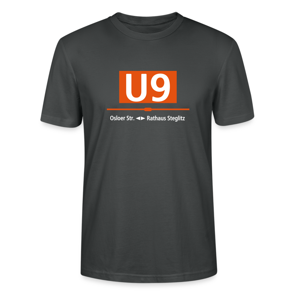 U9 - Männer Bio T-Shirt - Anthrazit