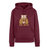 Ick Wees - Frauen Premium Hoodie - Burgunderrot