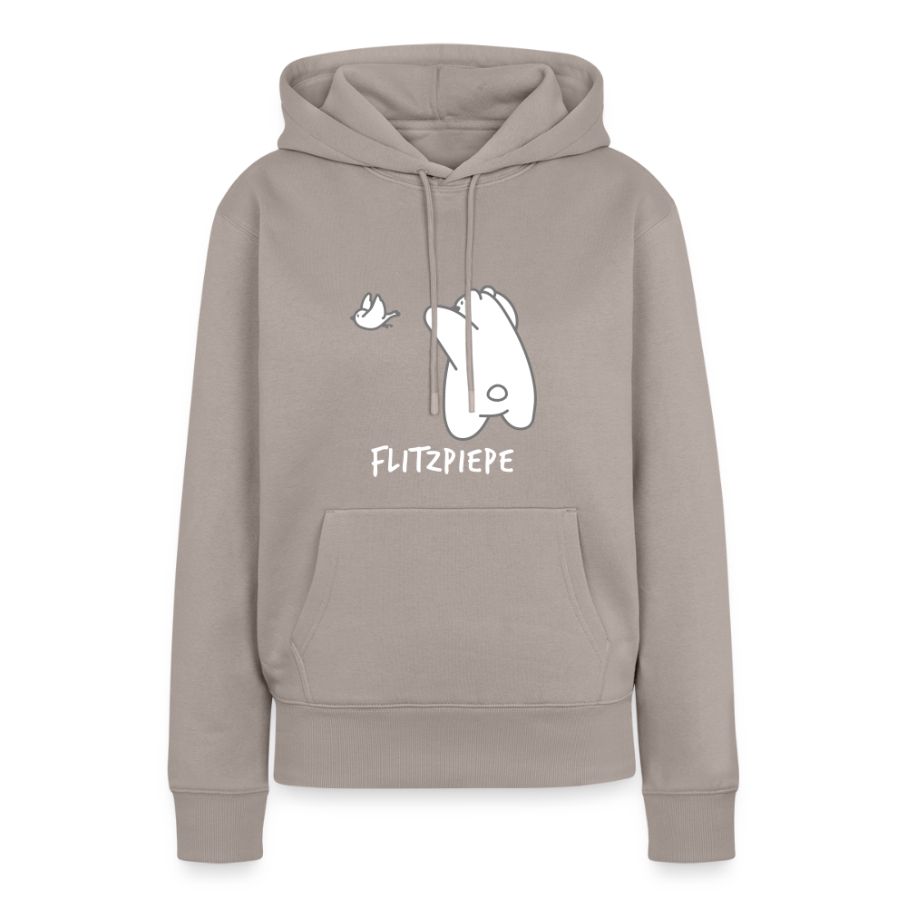 Flitzpiepe - Frauen Premium Hoodie - Taupe