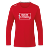 Tach ihr Flitzpiepen - Frauen Sport Langarmshirt - Rot