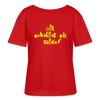 Dit eskaliat eh wilda  - Relaxed Rundhals Frauen Bio-T-Shirt - Rot