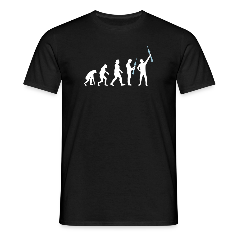 Evolution - Männer Premium T-Shirt - Schwarz