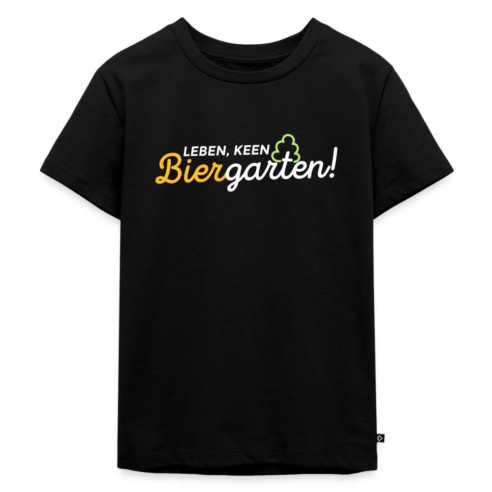 Leben, keen Biergarten! - Kinder Premium T-Shirt - Schwarz