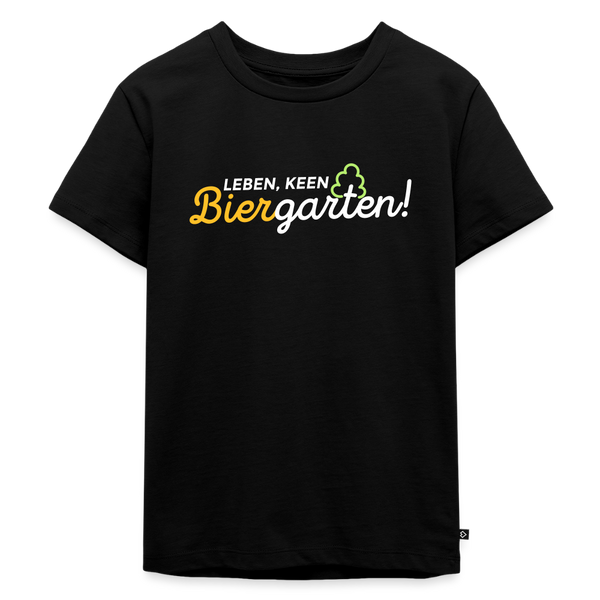 Leben, keen Biergarten! - Kinder Premium T-Shirt - Schwarz