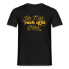 Jeh mah nich uffn Keks gelb - Männer Premium T-Shirt - Schwarz