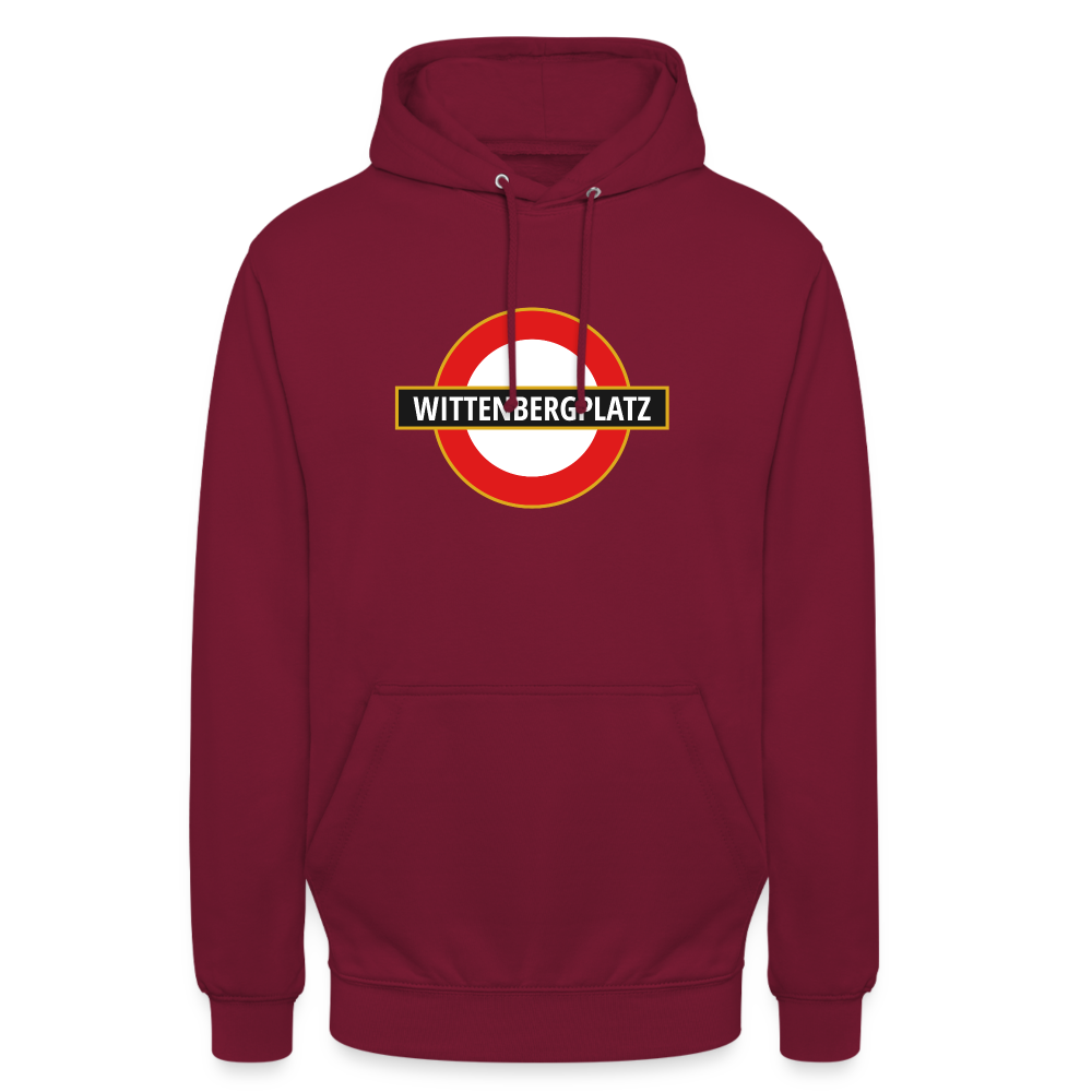 Wittenbergplatz - Unisex Hoodie - Bordeaux