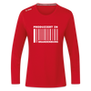 PRODUZIERT IN BRANDENBURG - Frauen Sport Langarmshirt - Rot