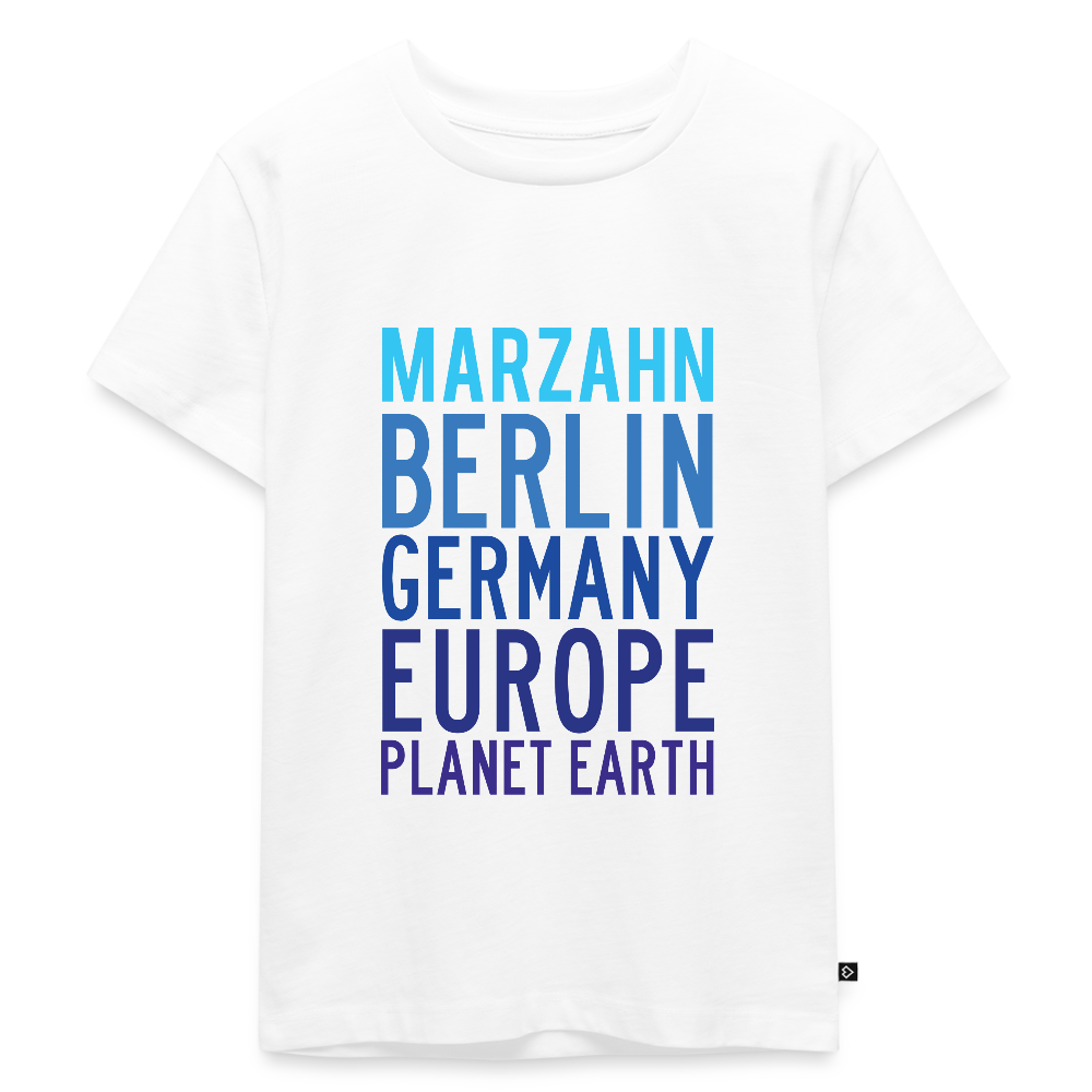 Marzahn Planet Earth - Kinder Premium T-Shirt - Weiß