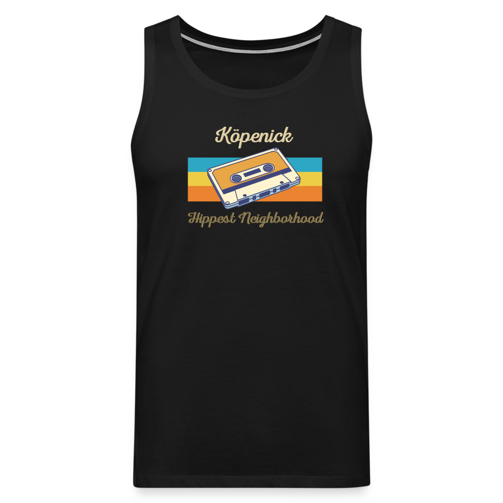 Köpenick Hippest Neighborhood - Männer Premium Tank Top - Schwarz