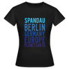 Spandau Planet Earth - Frauen Premium T-Shirt - Schwarz