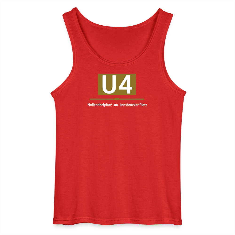 U4 - Männer Tank Top - Rot