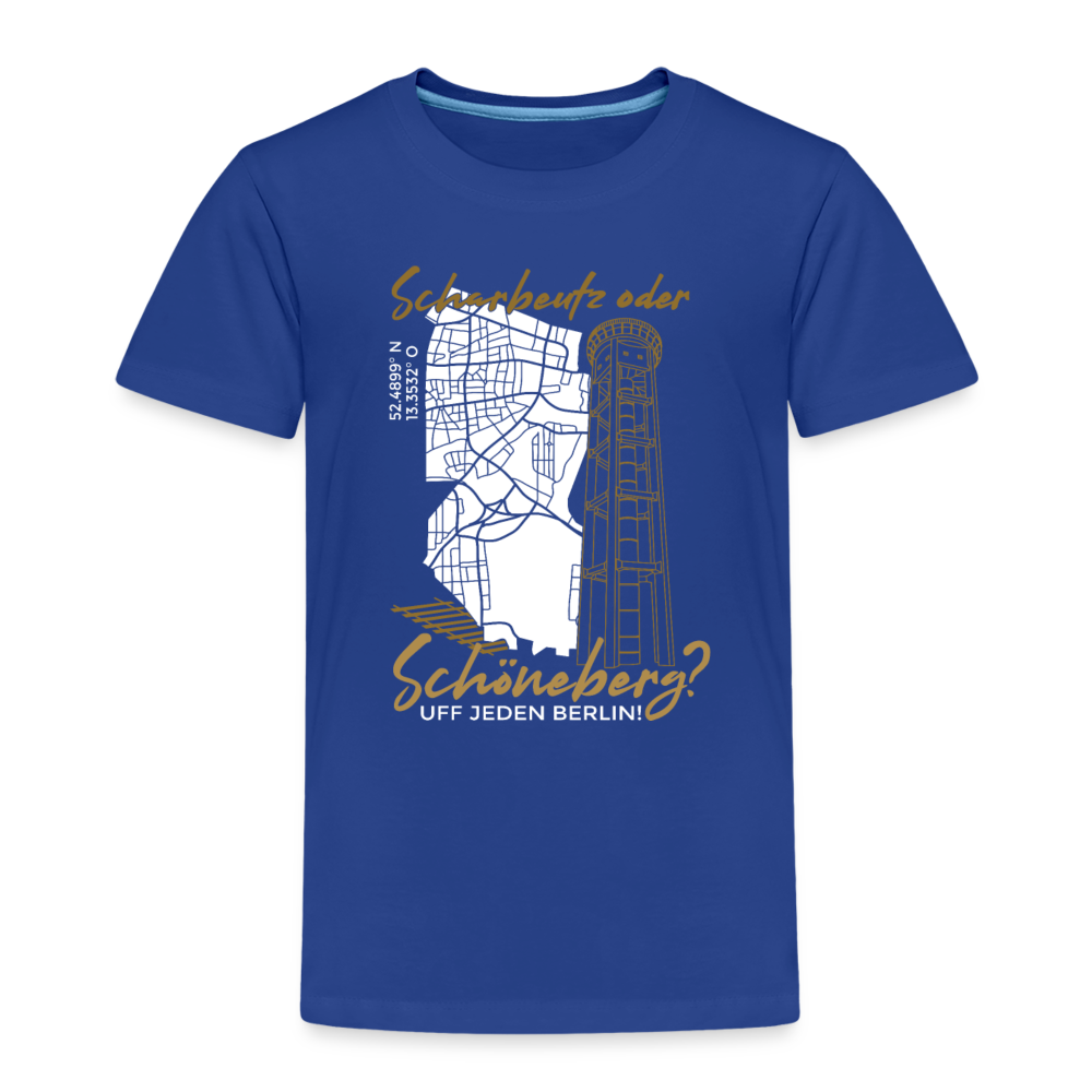 Scharbeutz oder Schöneberg - Kinder Premium T-Shirt - Königsblau