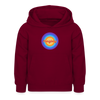 Kreuzberg Retro - Kinder Hoodie - Bordeaux