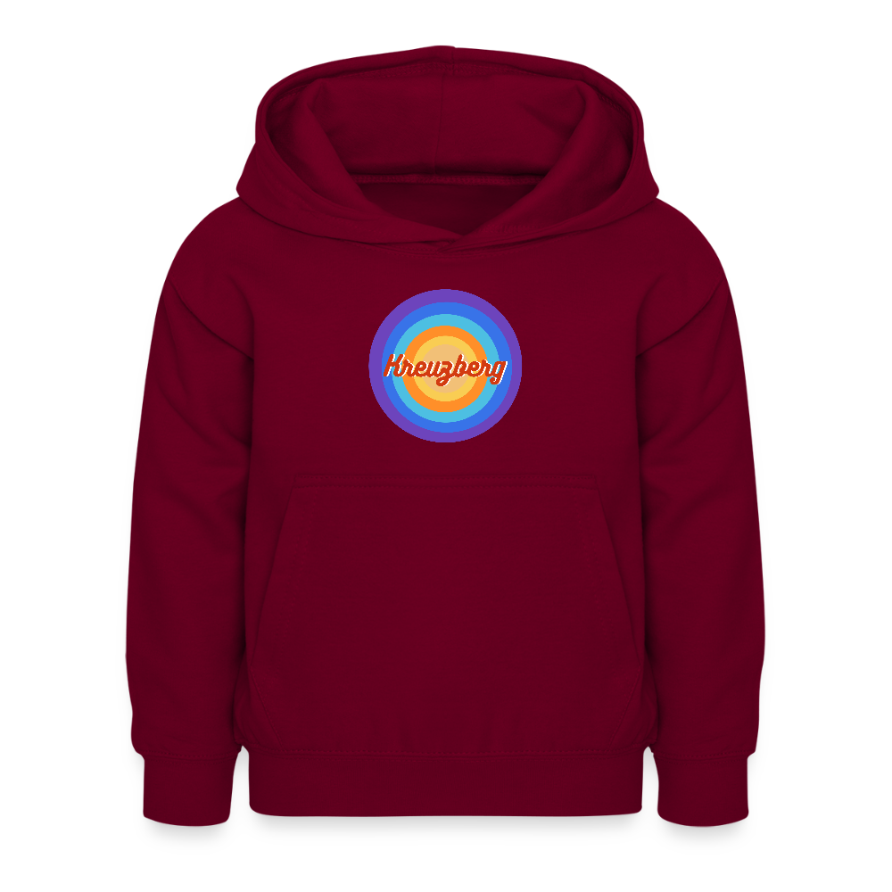Kreuzberg Retro - Kinder Hoodie - Bordeaux