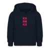 Ick bin Ick! - Kinder Hoodie - Navy