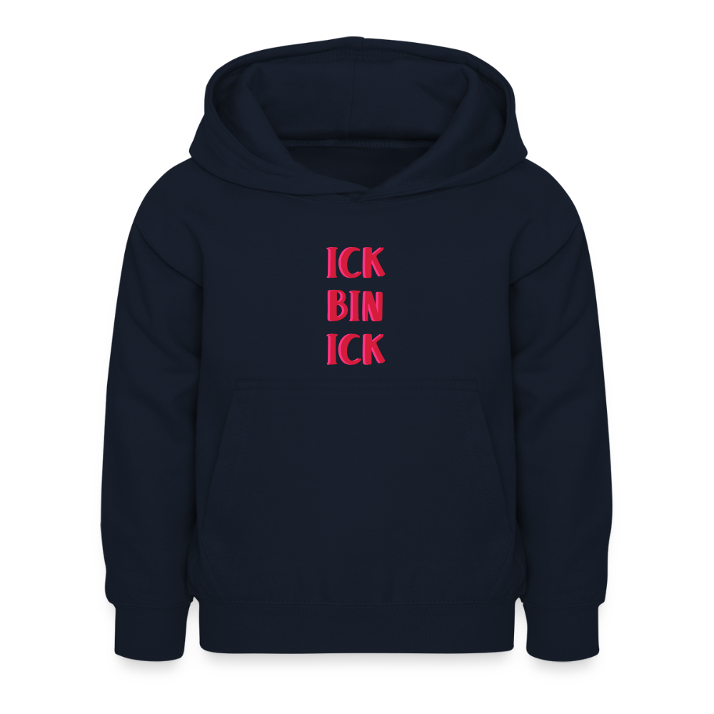 Ick bin Ick! - Kinder Hoodie - Navy