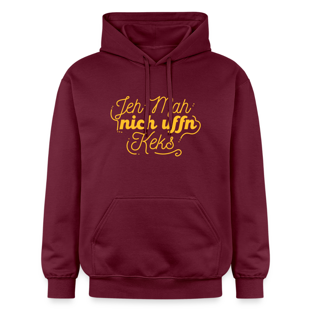 Jeh mah nich uffn Keks gelb - Hoodie - Maroon