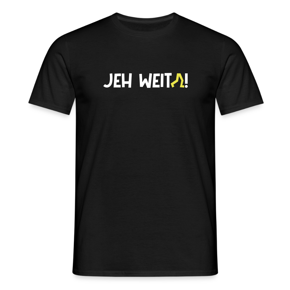 Jeh Weita! - Männer Premium T-Shirt - Schwarz