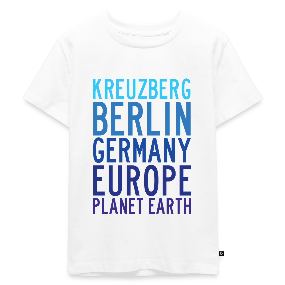 Kreuzberg - Planet Earth - Kinder Premium T-Shirt - Weiß