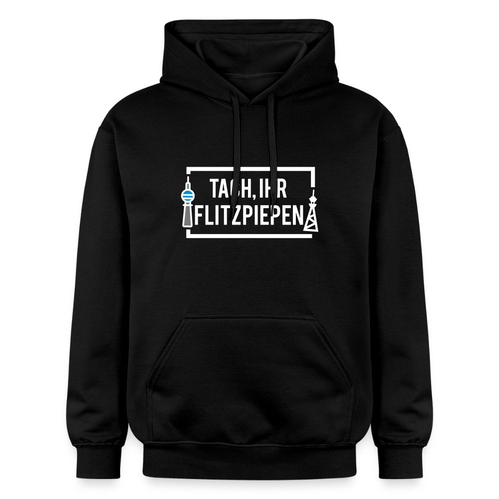 Tach ihr Flitzpiepen - Hoodie - Schwarz