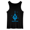 Berlin Stars - Blau - Männer Tank Top - Schwarz