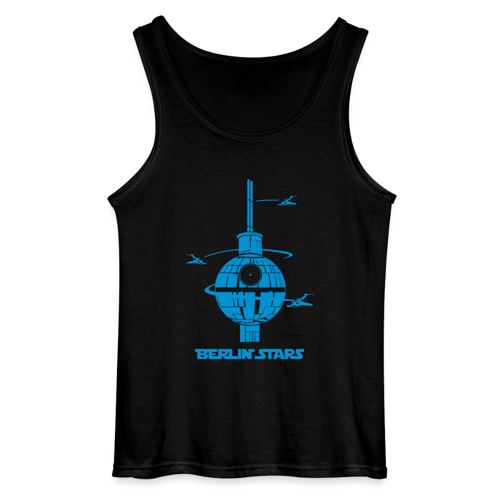 Berlin Stars - Blau - Männer Tank Top - Schwarz