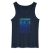 Lichtenberg Planet Earth - Männer Tank Top - Navy
