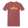 Kiezkönig - Männer Premium T-Shirt - washed Burgundy