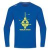 Berlin Stars - Männer Sport Langamshirt - Royalblau