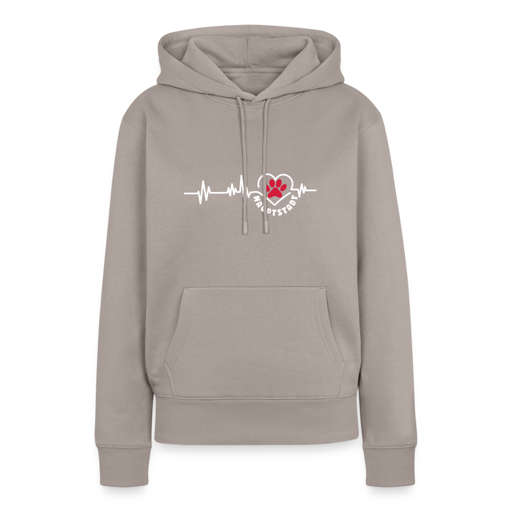 Hauptstadt - Frauen Premium Hoodie - Taupe