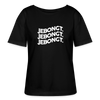 Jebongt! - Relaxed Rundhals Frauen Bio-T-Shirt - Schwarz