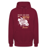 Neuseeland oder Neukölln - Unisex Hoodie - Bordeaux
