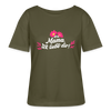Mama, ick liebe dir! - Relaxed Rundhals Frauen Bio-T-Shirt - Khaki