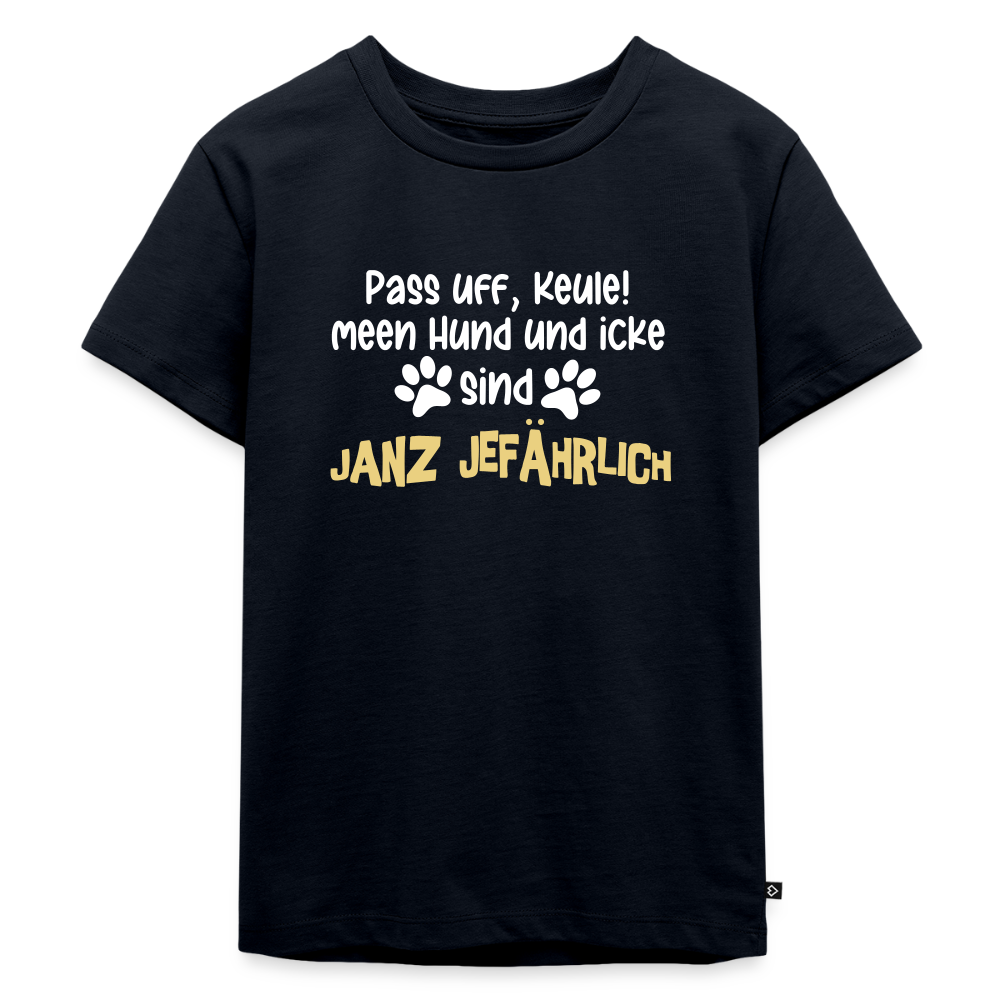 Janz Jefährlich - Kinder Premium T-Shirt - Navy