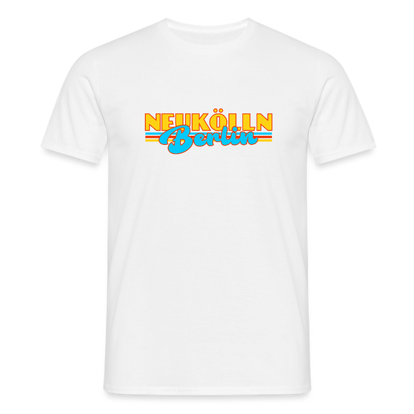 Neukölln Berlin Retro - Männer Premium T-Shirt - Weiß