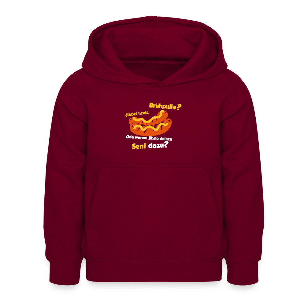 Jibbet Brühpulla - Kinder Hoodie - Bordeaux