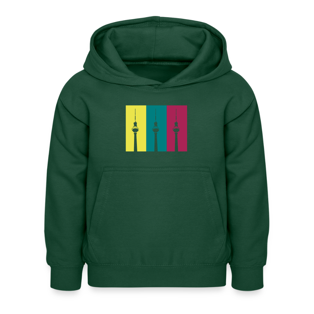 Berlin Retro - Kinder Hoodie - Flaschengrün