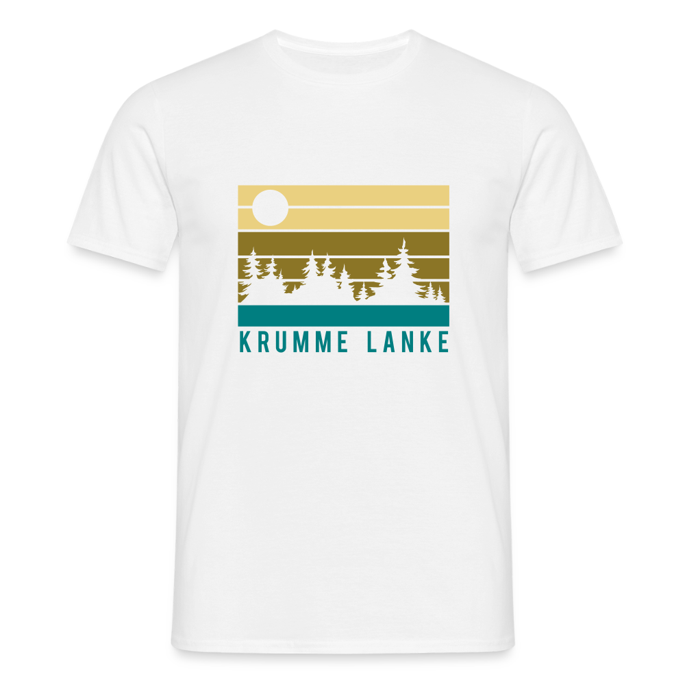 Krumme Lanke - Männer Premium T-Shirt - Weiß