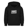 Sorry, ick bin spät. Hatte keen Bock. - Kinder Hoodie - Schwarz
