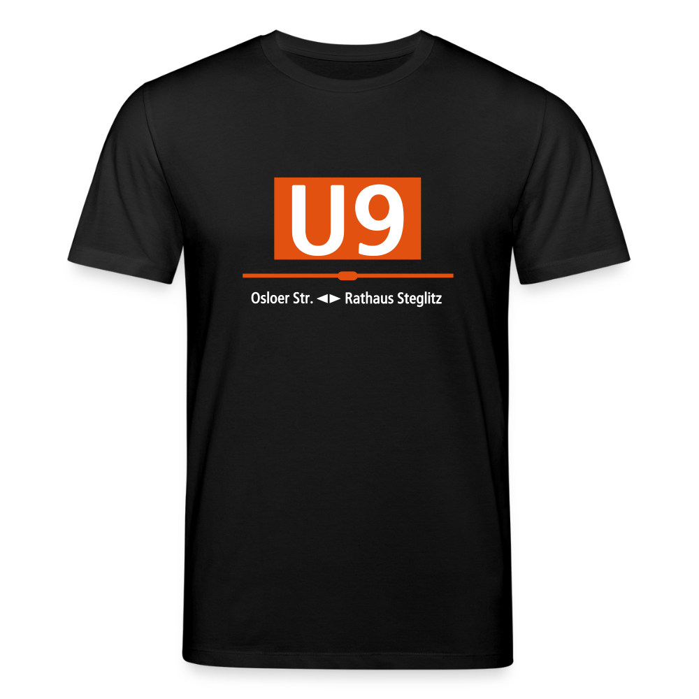 U9 - Unisex Bio T-Shirt - Schwarz