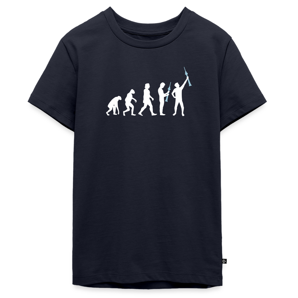 Evolution - Teenager Premium T-Shirt - Navy