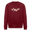 VAJISSET - Unisex Bio Sweatshirt - Burgunderrot